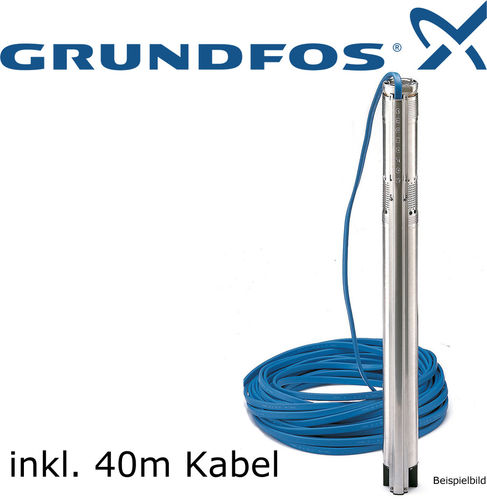 3" WELL PUMP GRUNDFOS SQ 3-65 1,15kW 230V WITH 40m CABLE